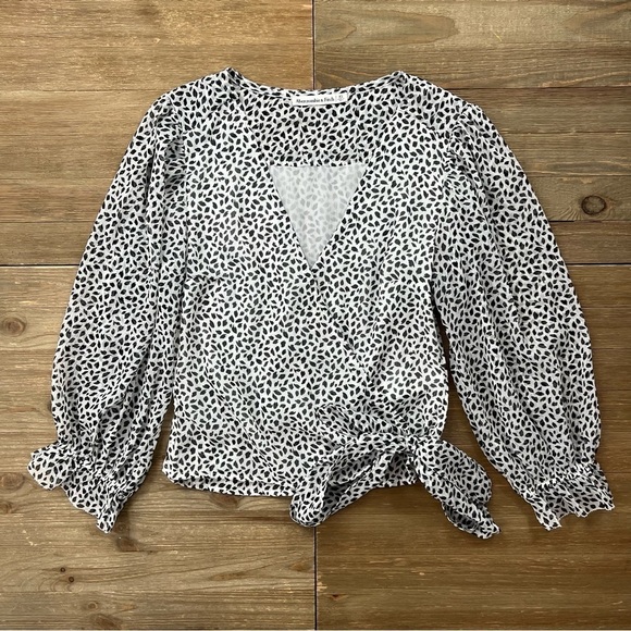 A&F Wrap Blouse - Picture 1 of 8